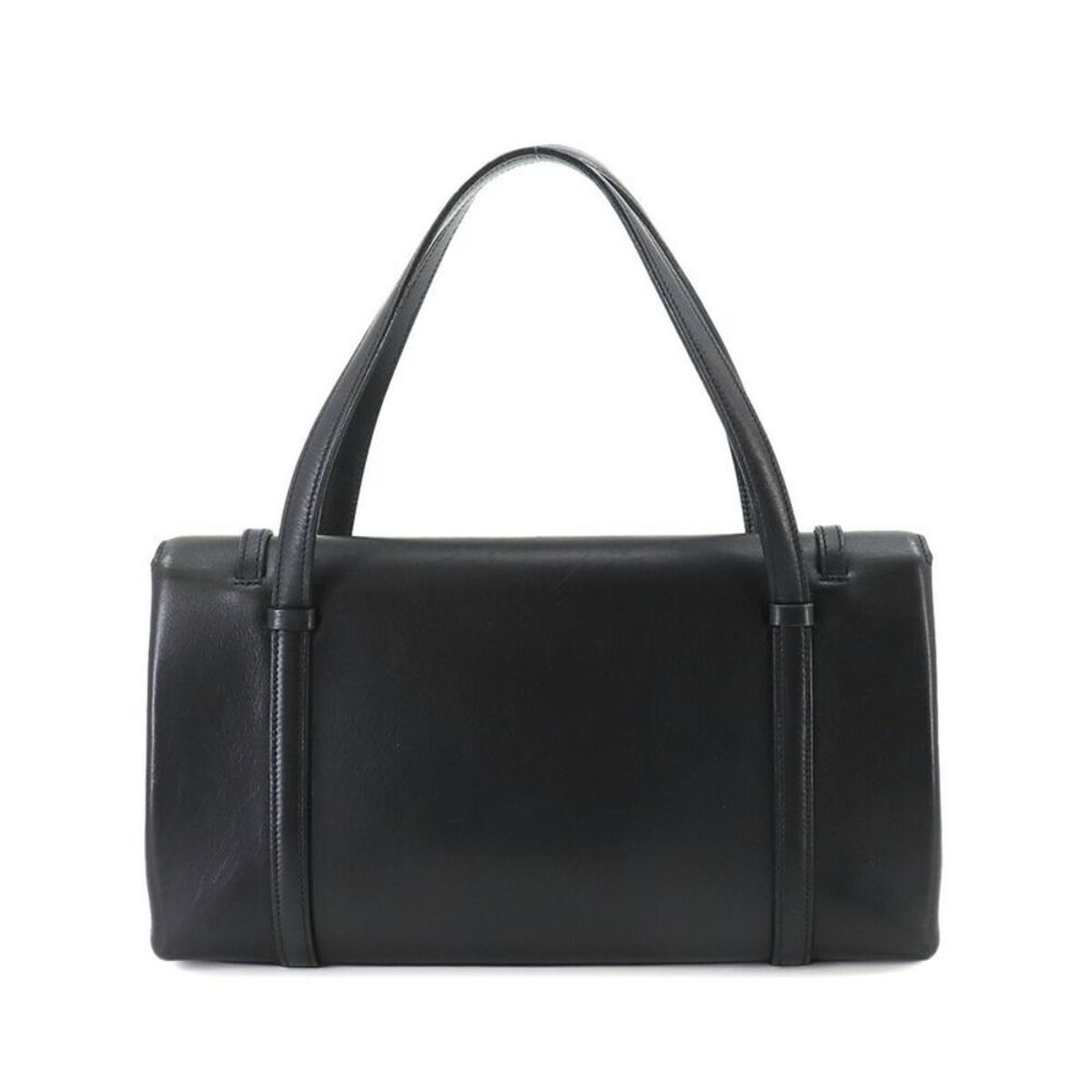 Cartier Cabochon Black Leather Handbag (Pre-Owned) - Picture 2 of 10